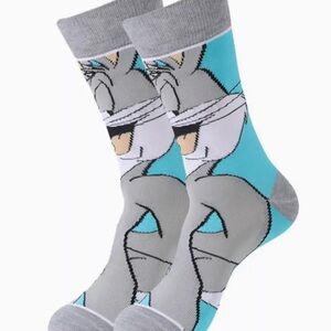 Bugs Bunny Loney Tunes Unisex Adult  Crew socks